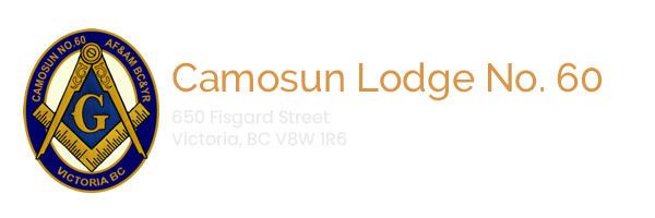 Camosun Lodge No.60 AF&AM BC&YR Masonic Logo Victoria BC