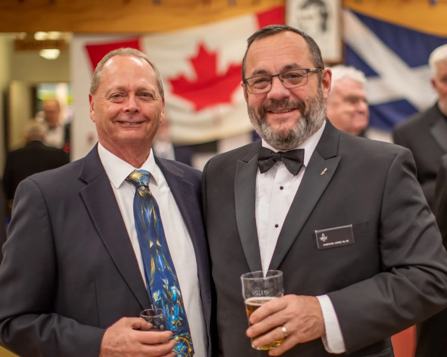 Bill and Mark Camosun Lodge #60 Masonic Family Dinner Image Victoria BC